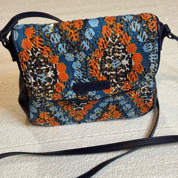 Vera Bradley Handbags - Vera Bradley Elegant Blue & Orange Bags Bundle